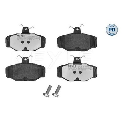 Meyle Bremsbelagsatz 21040010 Bremsklötze hinten 87GX2M008BA