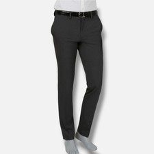 Kenneth Cole Men's Gray Skinny/Extra-Slim Fit Stretch Dress Pants Size 33W 30L