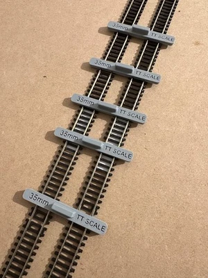 LG MODELS TT 1:120 Scale 35mm 2 Lane Track Spacers or Separation Guide. TT120 Hornby Peco