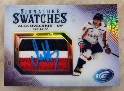2025-26 Upper Deck Ice ALEXANDER OVECHKIN Signature Swatches Patch Auto 1/10 SSP