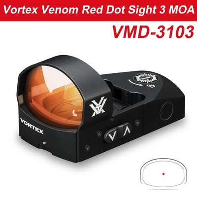 Vortex Venom Red Dot Sight 3 MOA Reticle Black - VMD-3103
