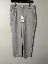 Elie Tahari Marcia Pants Womens Stargazer Trousers Ladies Size 8 Black and White