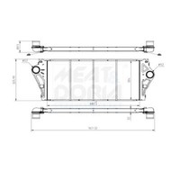LadeluftküHler FüR Renault Espace IV Laguna I II Vel Satis 99-15 8200008761