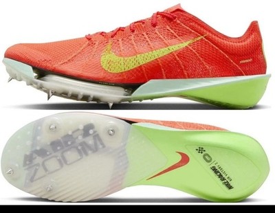 Nike Air Zoom Victory 2 Track Field Spikes Bright Crimson Lime