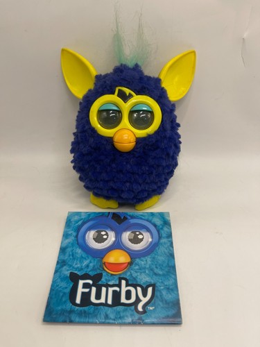 2012 Hasbro  Furby Boom Starry Night Blue & Yellow Interactive Toy Tested Works