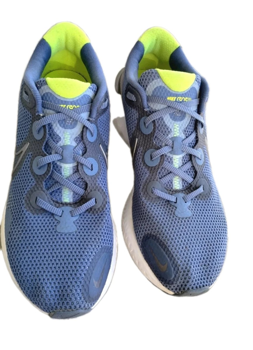 NIKE RENEW RUN SHOES BLUE/NEON MEN'S SIZE 11 [CK6357-400