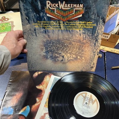 RICK WAKEMAN  Journey to the Centre of the Earth  1974 LP SP 3621 +booklet, EX