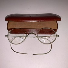Antique Vintage Round Wire Rim Eyeglasses Spe...