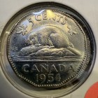 1954 Canada 5 Cent Coin F10062 — photo 1