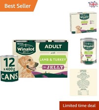Classics Mixed in Jelly Turkey & Lamb Wet Dog Food 12x400g - Healthy & Delicious 3.75 per kilo