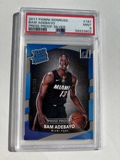 2017 Bam Adebayo RC Panini Donruss Press Proof Silver SN# PSA