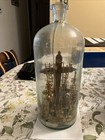 Antique Folk Art  Whimsy Bottle With Crucifix Circa 1900 Large 14 To Lip . — photo 1
