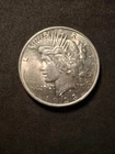 1923 peace dollar uncirculated.90% silver.