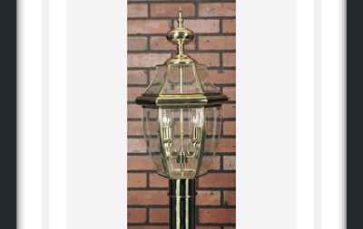 Quoizel NY9042B - New In Box - 2 Light Post Lantern
