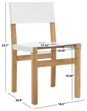 Safavieh ROMEE DINING CHAIR, Reduced Price 2172772833 DCH1210B