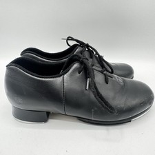 Bloch Tap Shoes Kids 12 M Black Excellent Leather Tap Oxford 392090