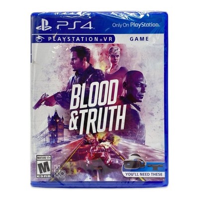 Blood And Truth VR PS4 Game (PlayStation 4, 2019) Brand New & Sealed