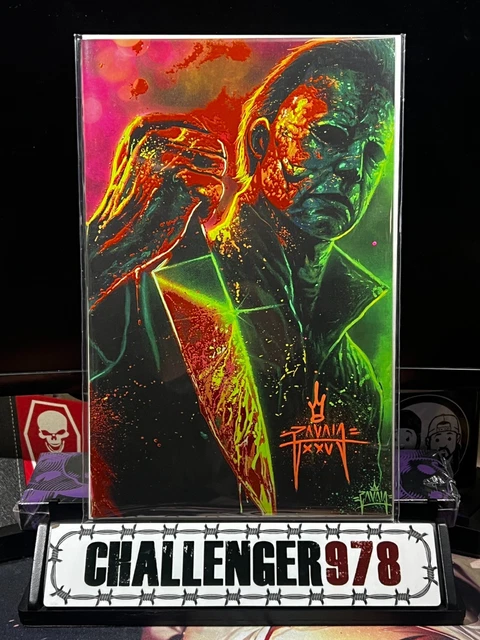 HALLOWEEN #1 Martin Zavala EMBOSSED FOIL SIGNED w/ COA #176/200