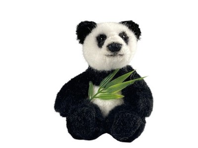 Künstler Stofftier Panda 11 cm. - Top Zustand.    