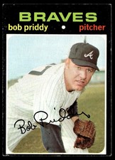 1971 Topps Bob Priddy VG+ Atlanta Braves #147