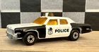 Vintage Lesney Superfast Plymouth Gran Fury Police GREY Light-Bar 10 (1979)