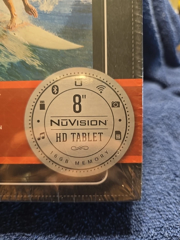 NuVision HD Tablet 8” 16 GB Memory, W/Custom Sleeve & Cleaning Cloth Black - Image 3 of 4