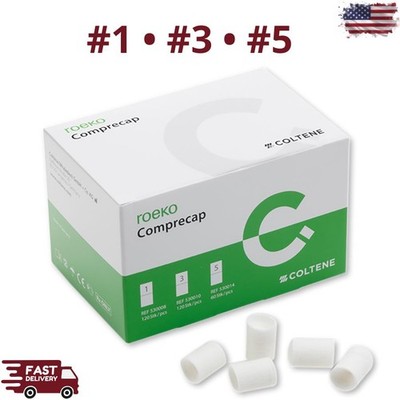 Roeko Dental Compression Caps Sizes #1/#3/#5 7/10/12.5mm Endodontics Medical