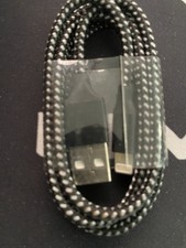 WOVEN LIGHTNING TO USB CHARGING CABLE (1m) - 1 meter (100cm) APPLE MFi CERTIFIED