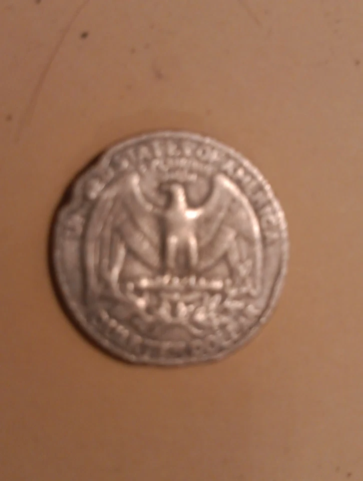 "1997 U.S. Quarter Mint P "Dented Rim, Off Strike Error double Dye RARE - Image 3 of 4