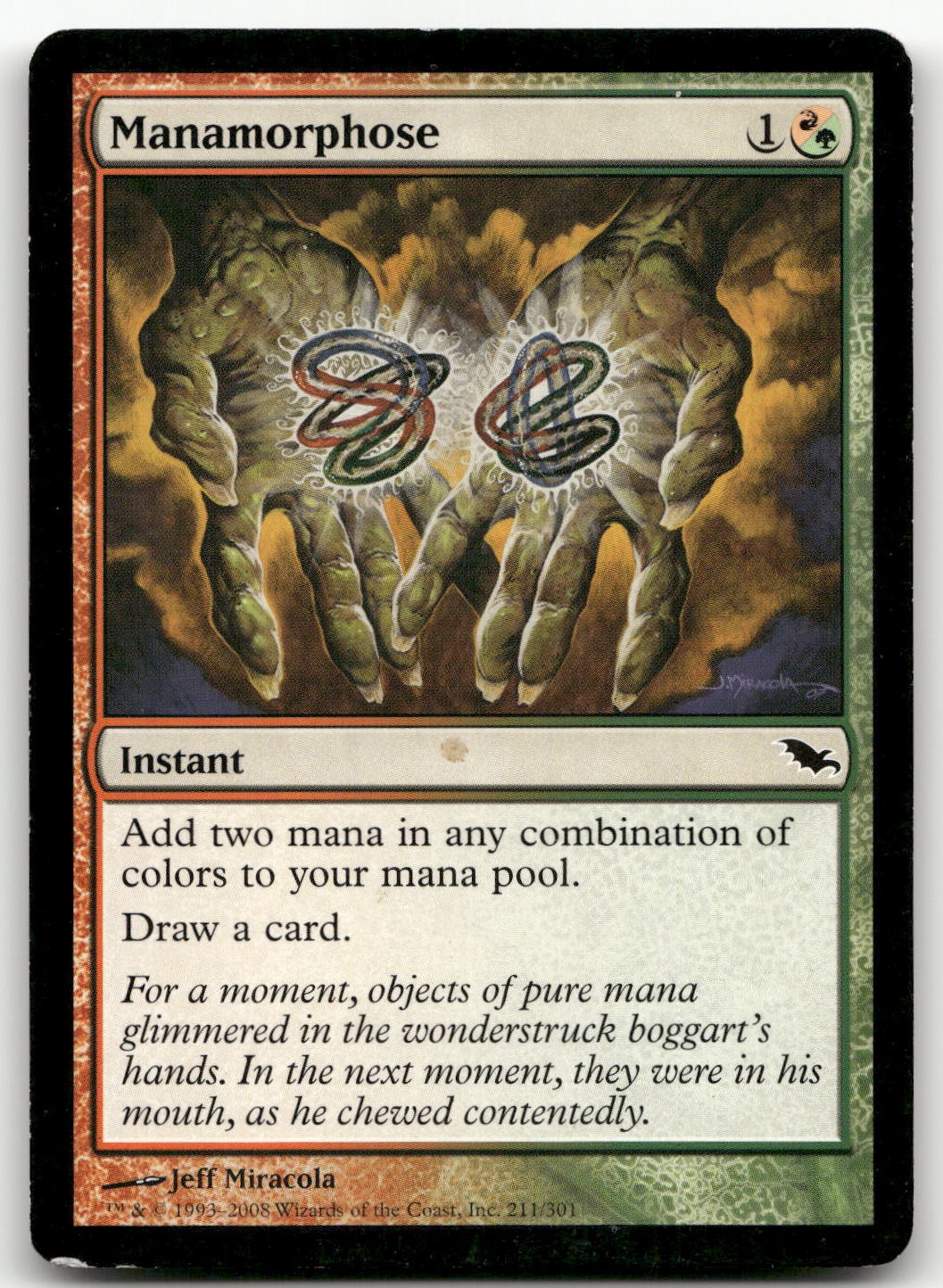 Manamorphose #211 (MP) Shadowmoor SHM Magic MTG