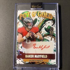 2026 Wild Card Lucky Splat Pot O' Gold True 1/1 Baker Mayfield Auto