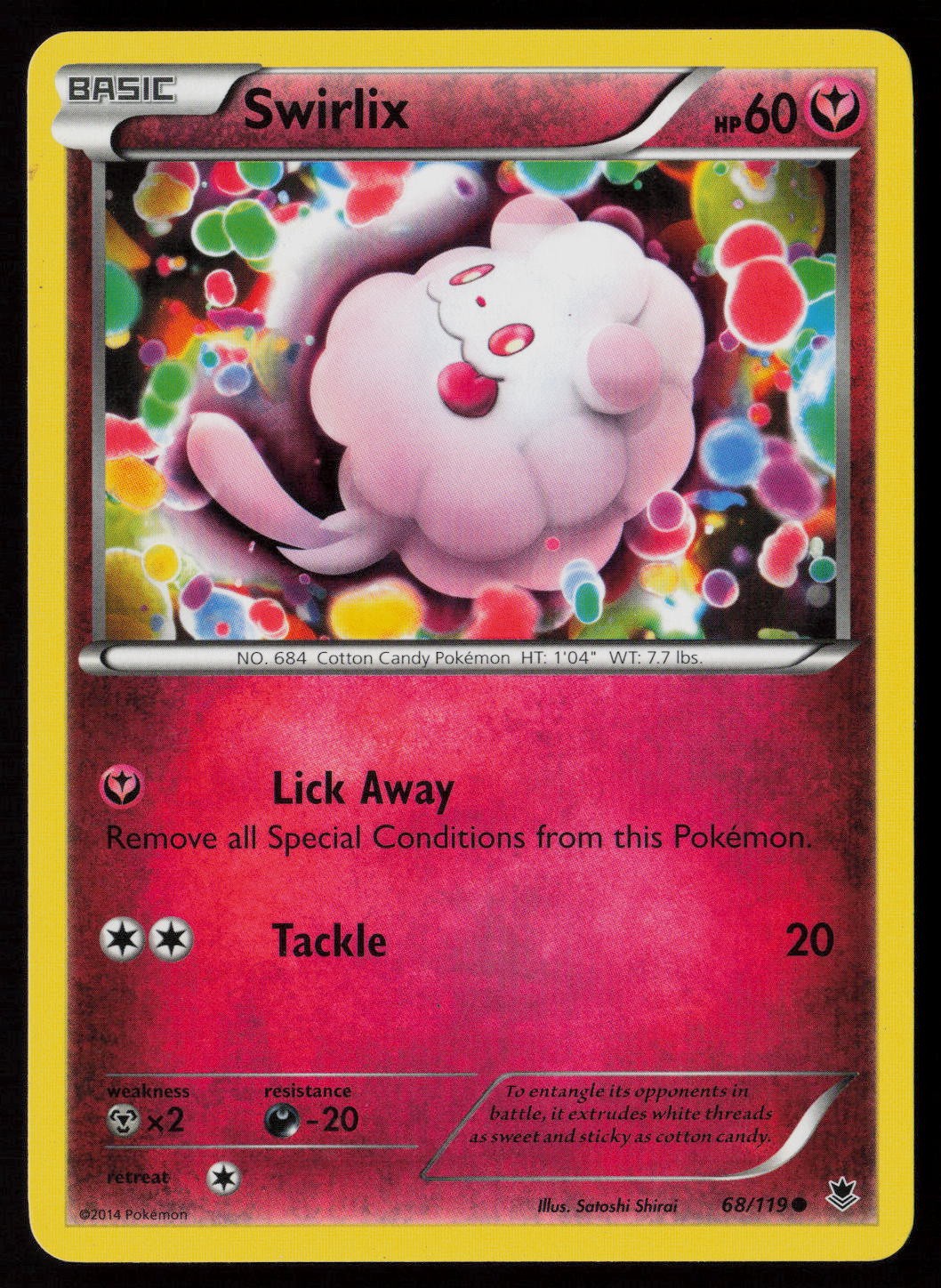 Swirlix Common XY - Phantom Forces 68/119 MP