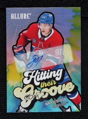 2025-26 Upper Deck Allure Hitting Their Groove Ivan Demidov Rookie Auto RC 10no