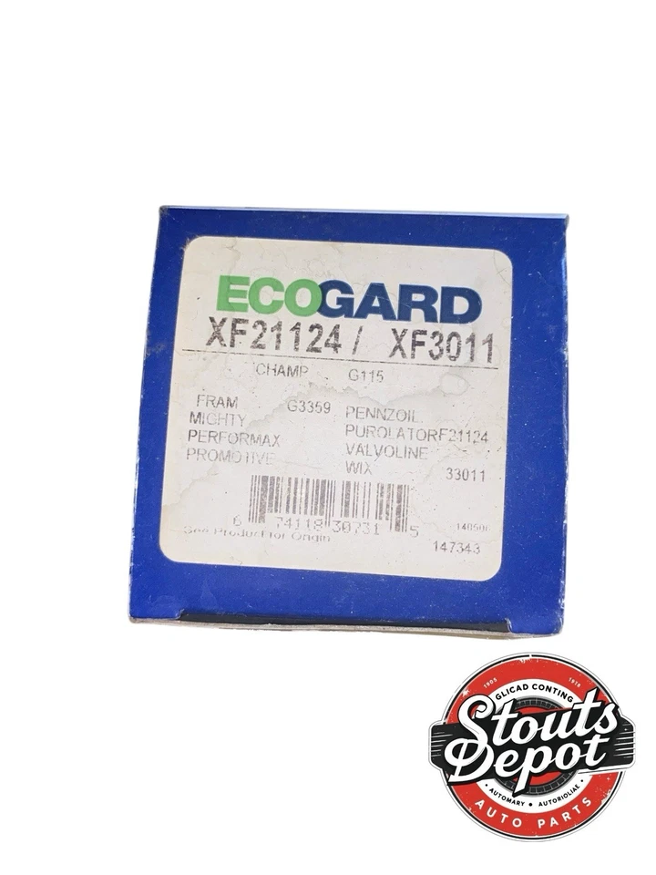 Filtro de combustible motor pequeño EcoGard XF21124 NOS | Reemplaza G3359 Foto 2 de 4