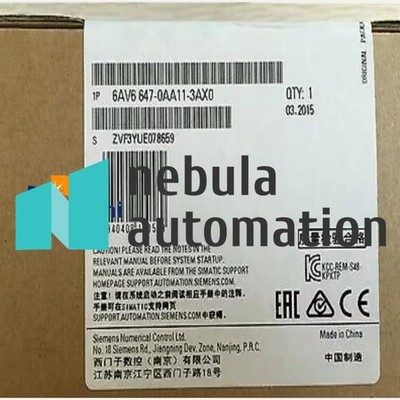 6AV6647-0AA11-3AX0 6AV6 647-0AA11-3AX0 NewSiemens HMI KTP400 Basic Mono PN Panel