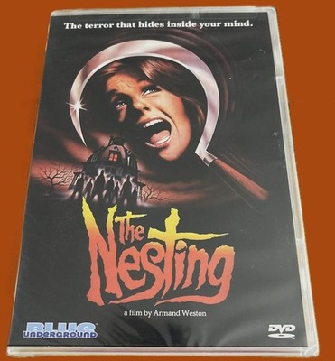 NEW RARE OOP BLUE UNDERGROUND ARMAND WESTON THE NESTING HORROR MOVIE DVD 1981