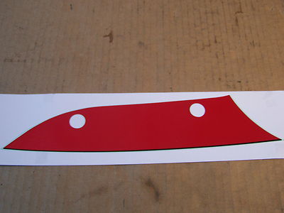 。 SUZUKI GSX1300 BUSA OEM FRONT COWLING LEFT SIDE TAPE DECAL 68280