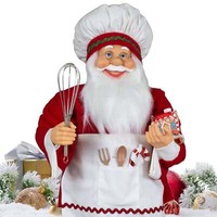 Deko Weihnachtsmann 60Cm Johann Rot Stehend Santa Dekofigur Weihnachtsdeko