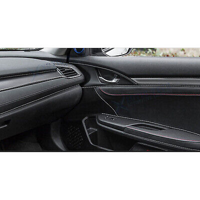 16ft Carbon Fiber Look Car Interior Door Gap Edge Line Strip Insert Trim w/ Tool