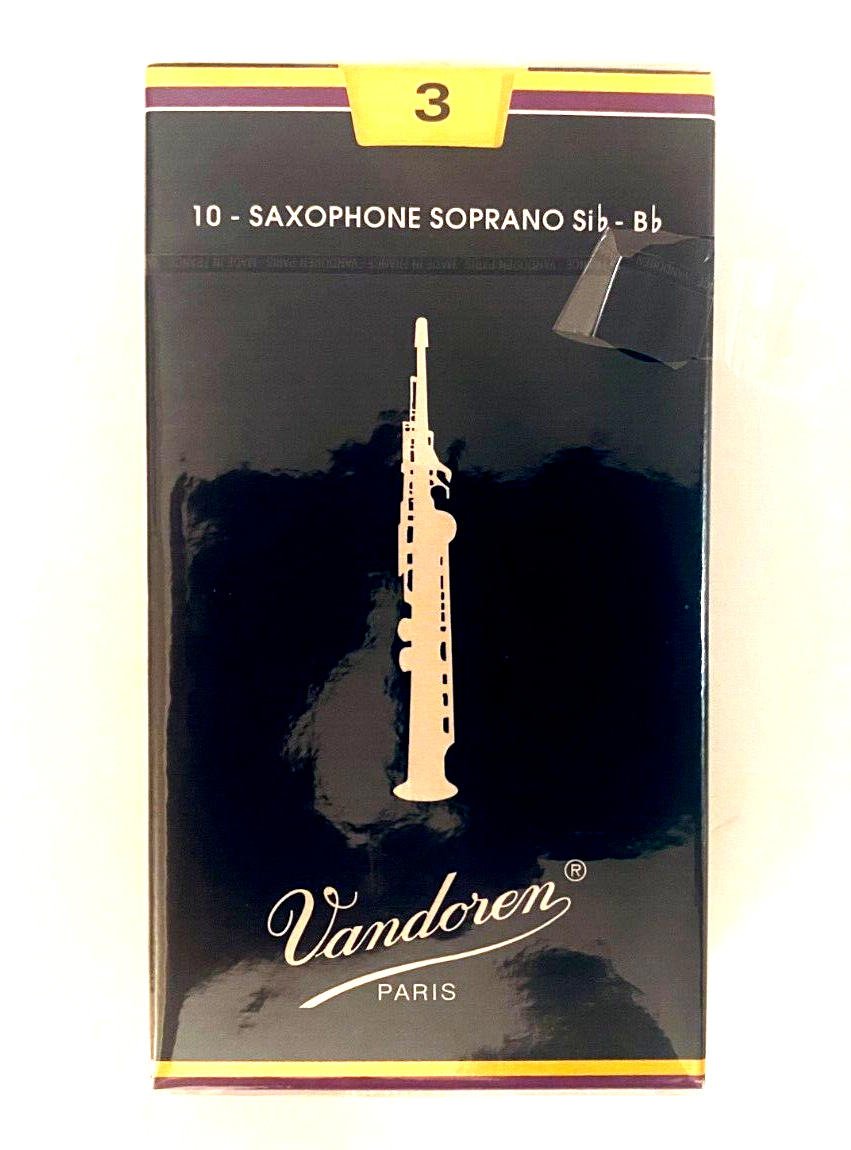 Vandoren Soprano Saxophone Reeds Strength 3, Box of 10 NEW GIFT eBay