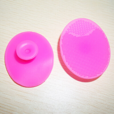 2pcs Soft Silicone Facial Cleansing Brush Massage Exfoliator Deep Cleaning Brush