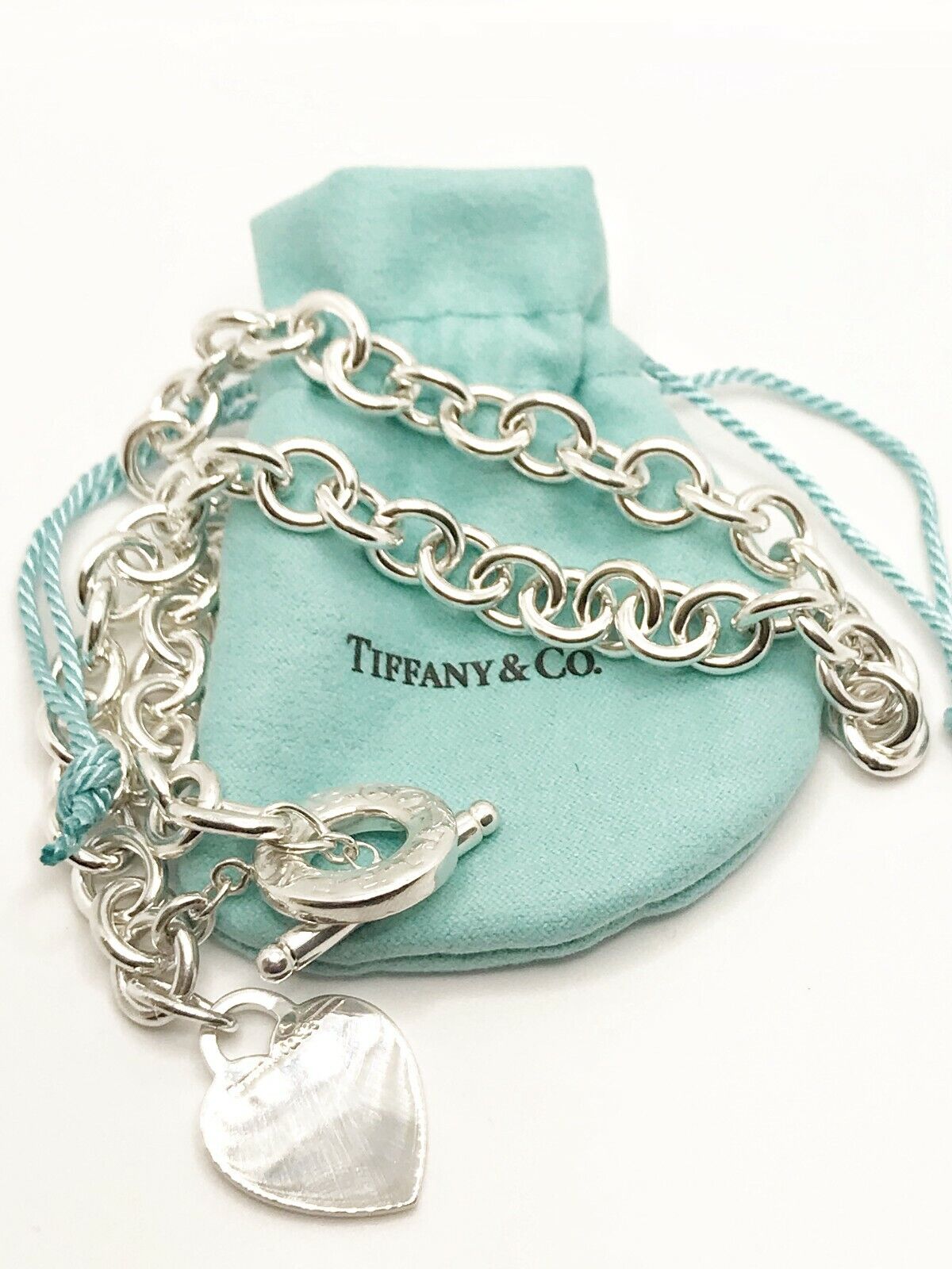 Tiffany & Co. Heart Tag Toggle Necklace 16