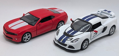 RMZ City 2010 Chevy Camaro and KInsmart 2012 Lotus Exige S Pullback Racers
