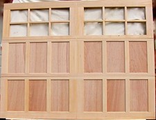 9x8 Wood Overhead Carriage House Garage Door AmanaDoors Model 104W12