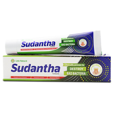 Ayurveda Toothpaste Herbal Free Clove Lever Sudantha Anti Cavity Oil Natural pro
