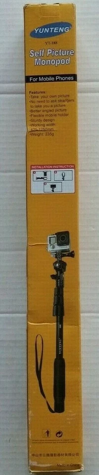 YUNTENG YT-188 Extendable Hand-held Monopod Holder for Cameras & Mobile Phones - Image 3 of 3