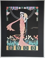 Lillian Shao Silkscreen "Aquarius" Hand Signed and Numbered