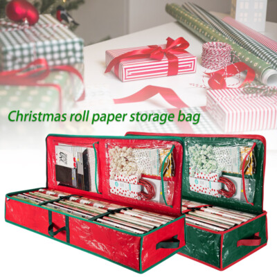 Storage Organiser Xmas Wrapping Paper Storage Bag BALEINE