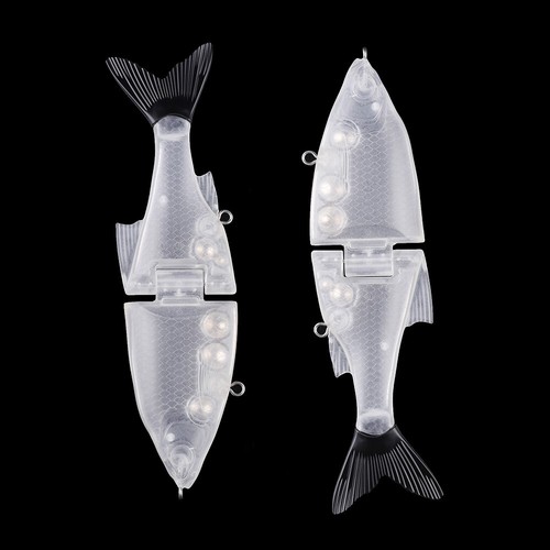5PCS 18CM 58.5G Rattle Soft Tail Gilde Bait Unpainted Bait Blank Fishing Lure - Picture 7 of 12