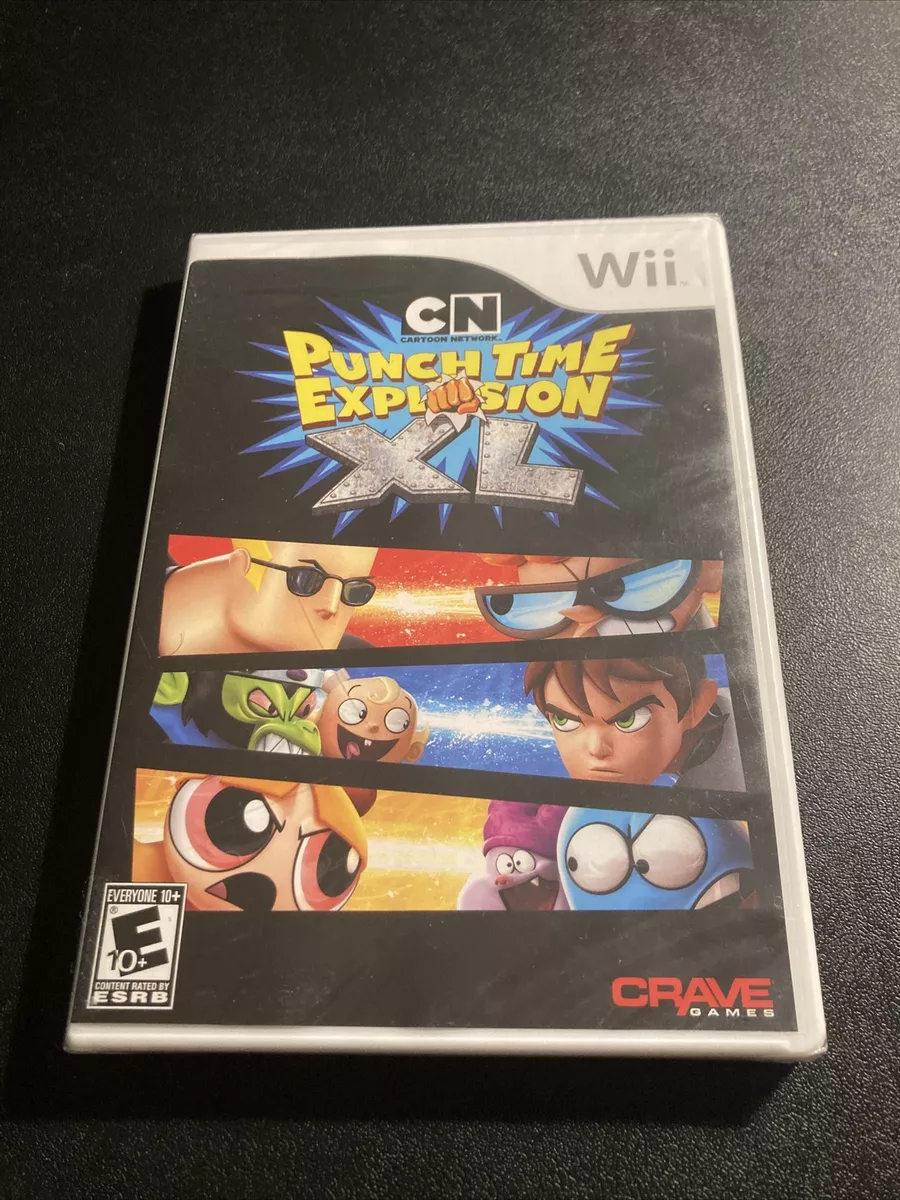 Cartoon Network Punch Time Explosion XL Nintendo Wii Factory Sealed  650008500943